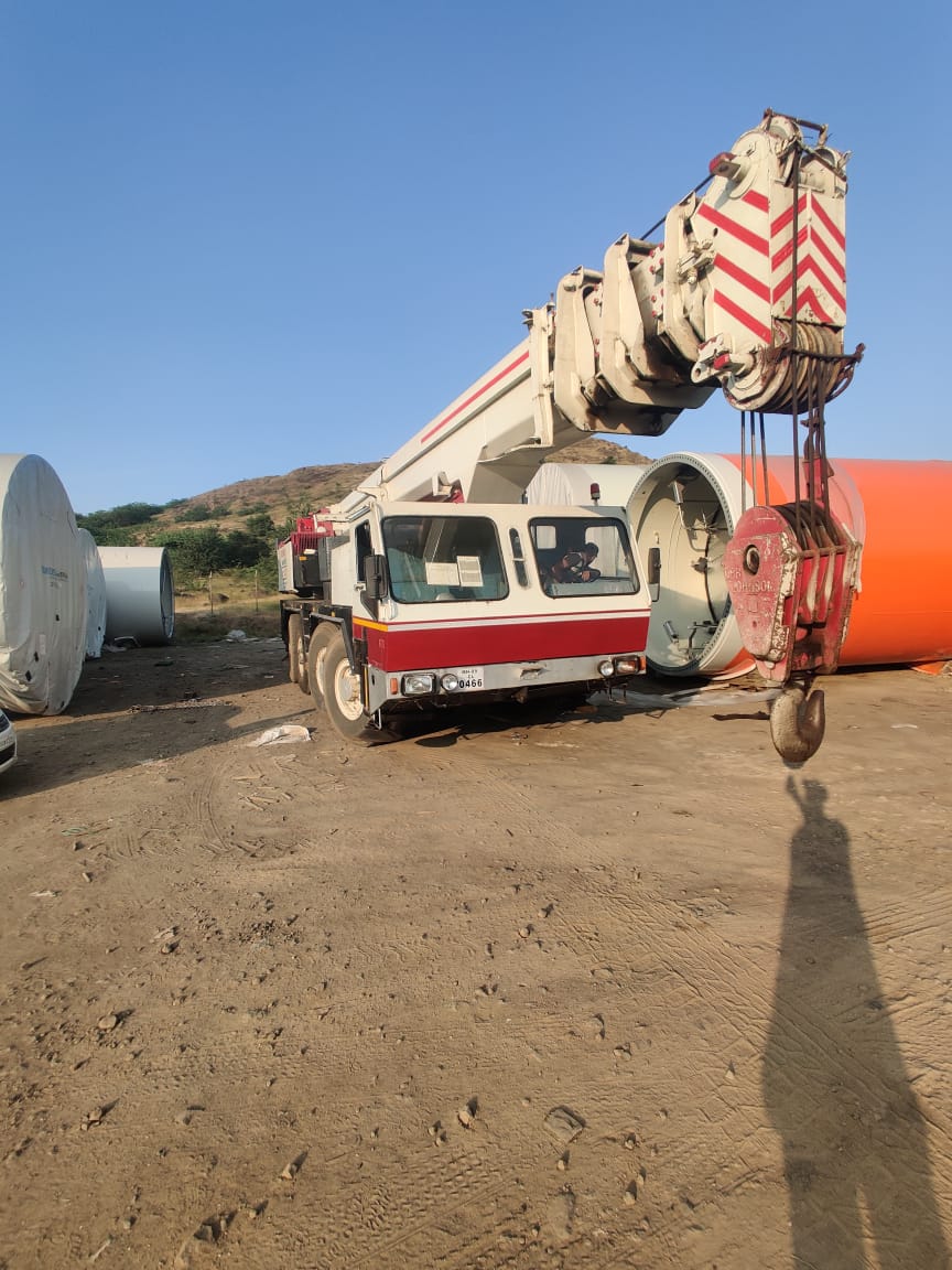 2002 All-Terrain Cranes, KRUPP, 80 ton